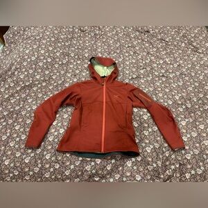 Arc'teryx Brick Red Hooded Jacket